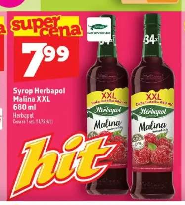Syrop Herbapol Malina XXL