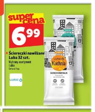 Ściereczki nawilżane Luba Kuchnia +2 warianty