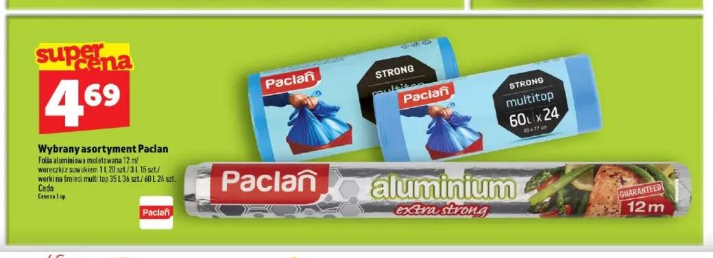 Folia aluminiowa moletowana Paclan +5 wariantów