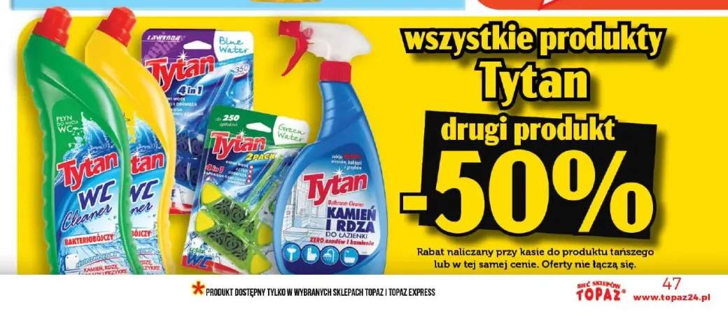 Produkty Tytan +5 wariantów