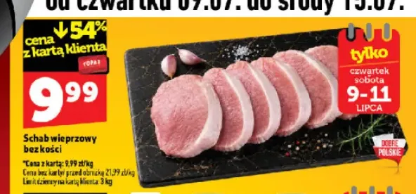 Schab wieprzowy bez kości