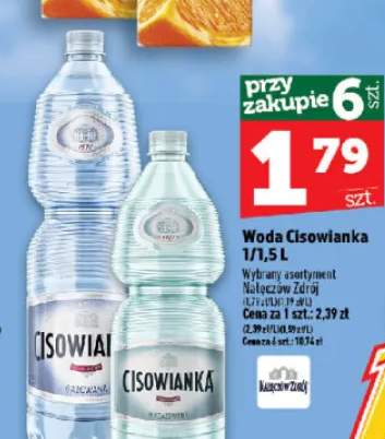 Woda mineralna Cisowianka