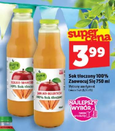 Sok tłoczony 100% Zaowocuj Się