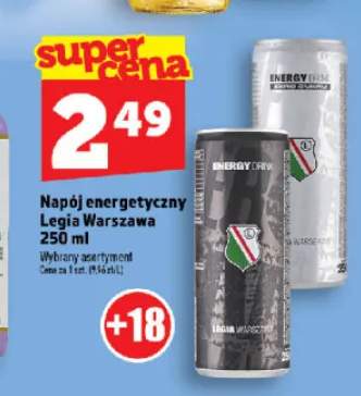 Napój energetyczny Legia Warszawa Classic +1 wariant