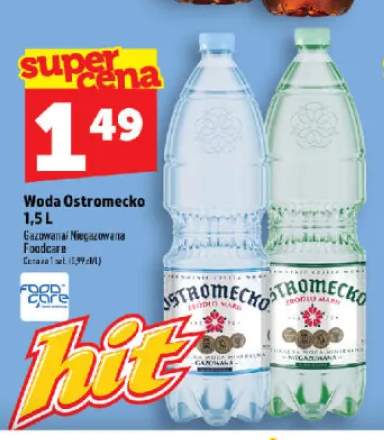 Woda mineralna Ostromecko gazowana +1 wariant