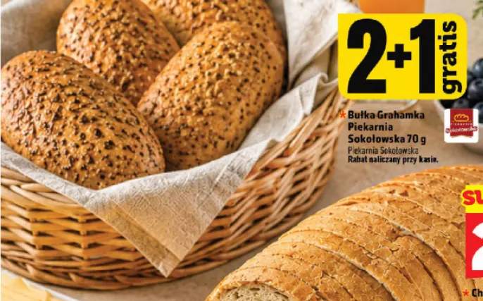 Bułka Grahamka Piekarnia Sokołowska