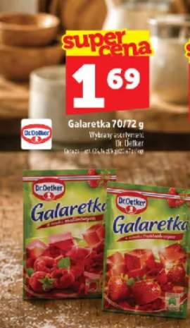 Galaretka o smaku malinowym Dr. Oetker +1 wariant