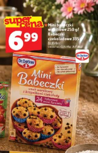 Mini Babeczki waniliowe z kropelkami czekolady Dr. Oetker +1 wariant