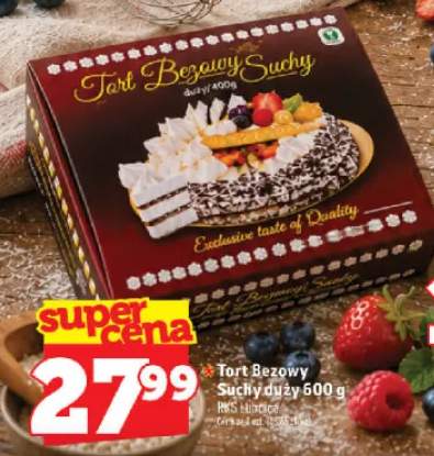 Tort Bezowy Suchy duży RKS Łubnica