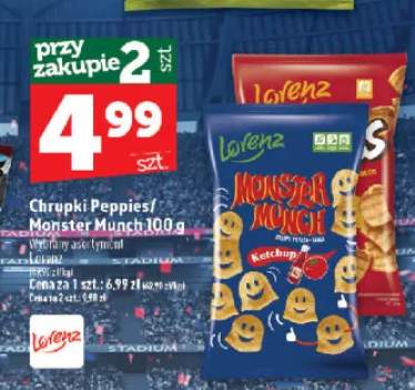 Chrupki Peppies o smaku bekonowym Lorenz +1 wariant
