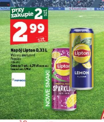 Napój herbaciany Lipton Lemon +1 wariant