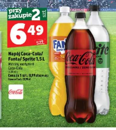 Napój Coca-Cola Zero +2 warianty