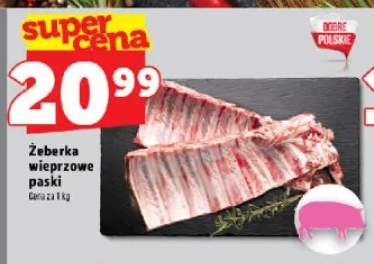 Żeberka wieprzowe paski