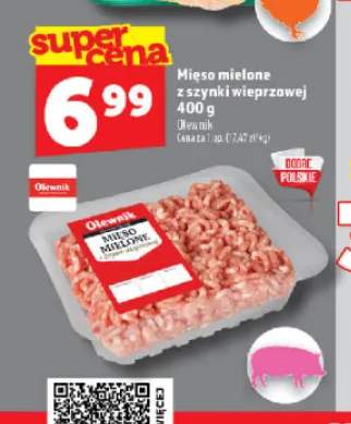 Mięso mielone z szynki wieprzowej Olewnik