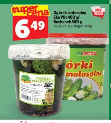 Ogórek małosolny Bochenek +1 wariant
