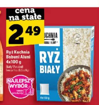 Ryż biały Kuchnia Babuni Aluni +1 wariant