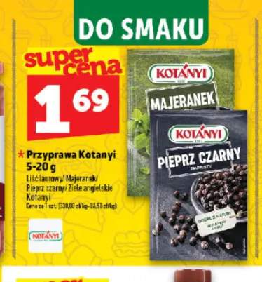 Przyprawa liść laurowy Kotányi +3 warianty
