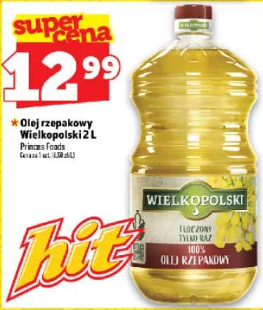 Olej rzepakowy Wielkopolski