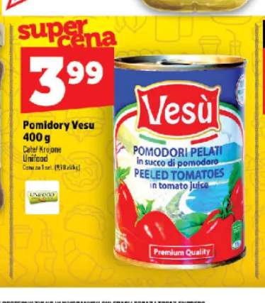 Pomidory pelati Vesù +1 wariant