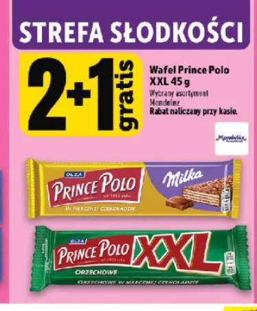Wafel Prince Polo w mlecznej czekoladzie Olza +1 wariant