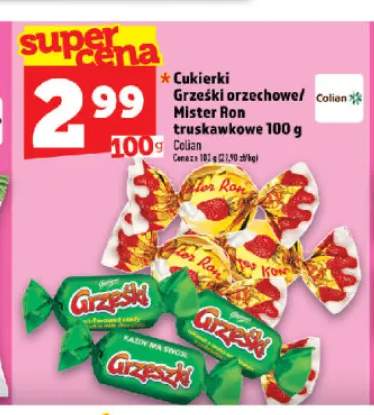 Cukierki Mister Ron truskawkowe +1 wariant