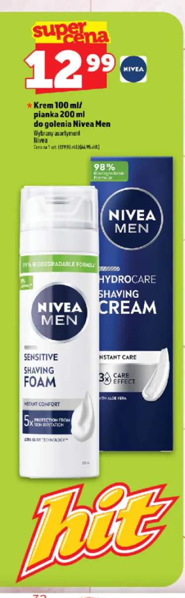 Krem do golenia Nivea Men +1 wariant