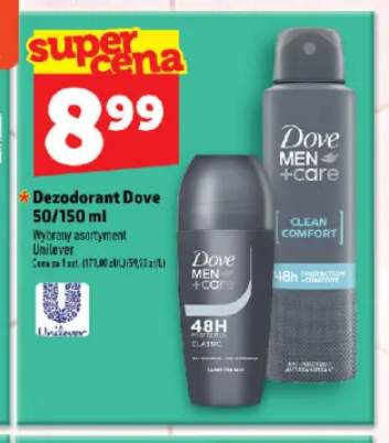 Dezodorant w sprayu Dove Men+Care Clean Comfort +1 wariant
