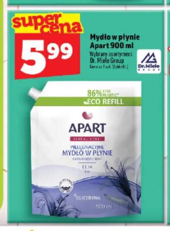 Mydło w płynie Apart Floral Care Lilia zapas