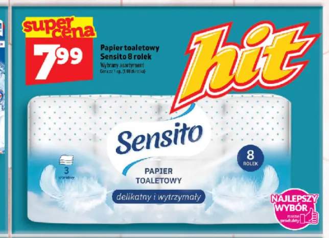 Papier toaletowy Sensito