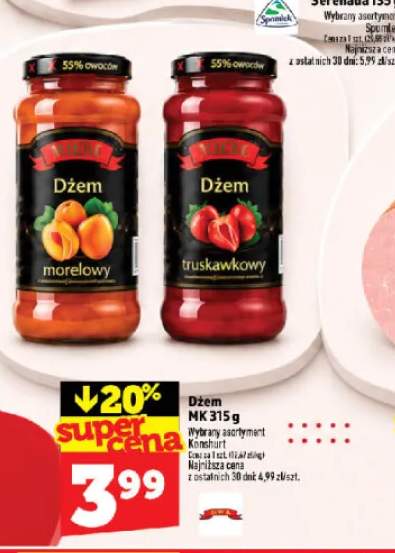 Dżem morelowy MK +1 wariant