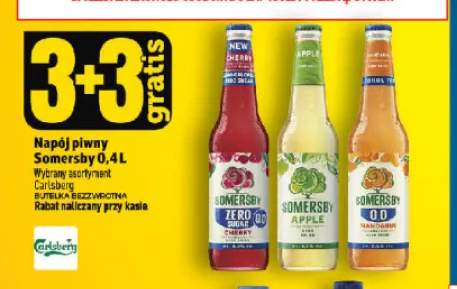 Napój piwny Somersby Cherry Zero Sugar +2 warianty