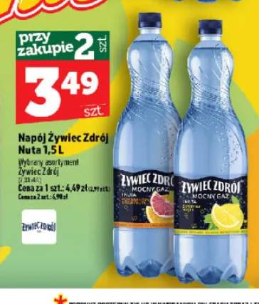 Napój Żywiec Zdrój Nuta cytryna mięta +1 wariant