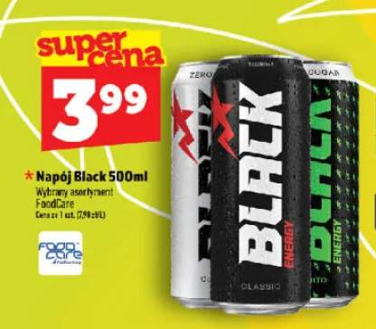 Napój energetyczny Black Classic +2 warianty