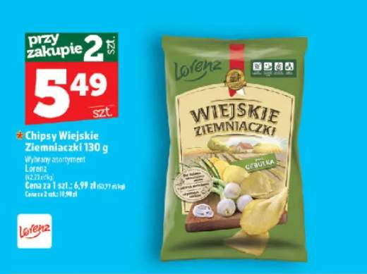 Chipsy Wiejskie Ziemniaczki