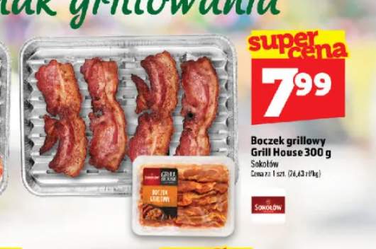 Boczek grillowy Sokołów Grill House