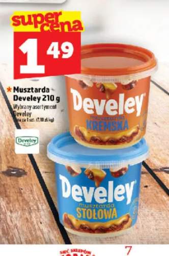 Musztarda kremska Develey +1 wariant