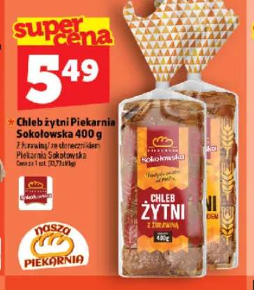 Chleb żytni Piekarnia Sokołowska