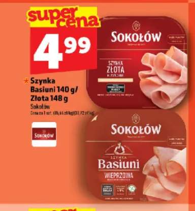 Szynka Basiuni wieprzowa Sokołów