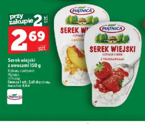 Serek wiejski z brzoskwiniami Piątnica +1 wariant