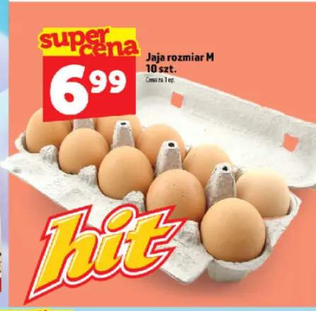 Jaja rozmiar M 10-pak