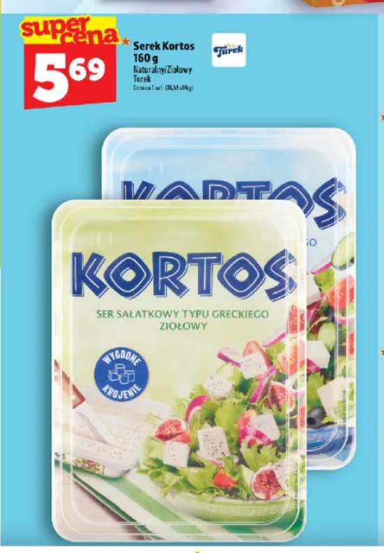 Serek sałatkowy typu greckiego ziołowy Kortos Turek