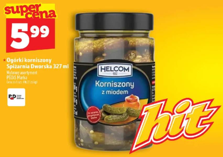 Ogórki korniszony Spiżarnia Dworska