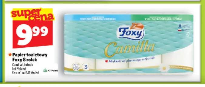 Papier toaletowy Foxy Jedwab +1 wariant