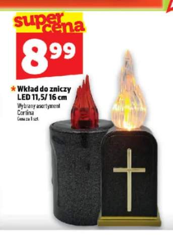 Wkład do zniczy LED Cortina 16 cm
