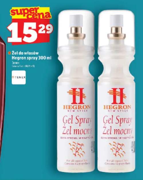 Żel do włosów Hegron spray