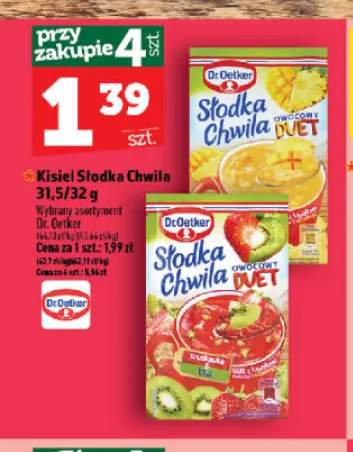 Kisiel Słodka Chwila Owocowy Duet mango +1 wariant