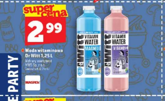 Woda witaminowa Dr Witt Magnez +1 wariant