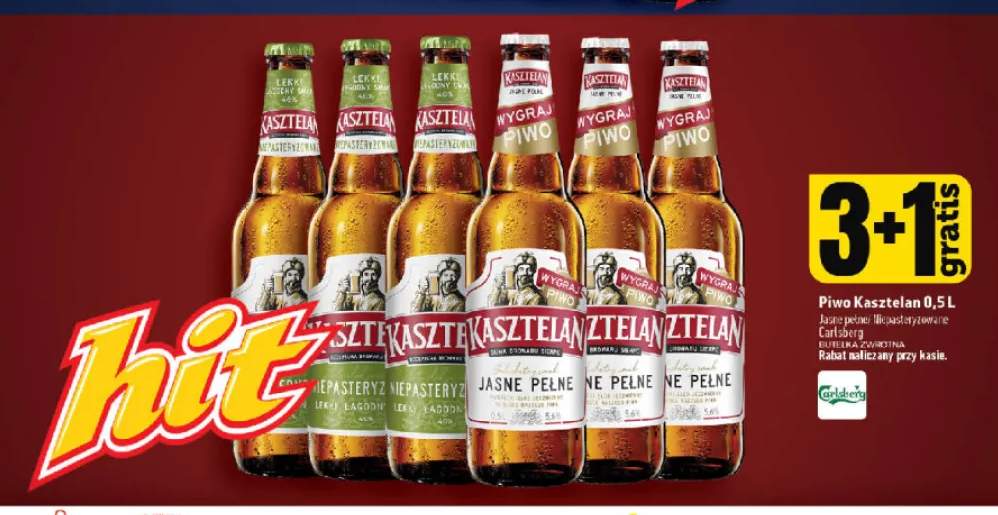Piwo Kasztelan Niepasteryzowane +1 wariant