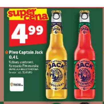 Piwo Captain Jack Original +1 wariant