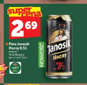 Piwo Janosik Mocny